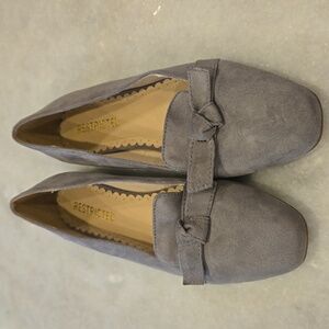 NEW Restricted Grey Suade loafers size 7